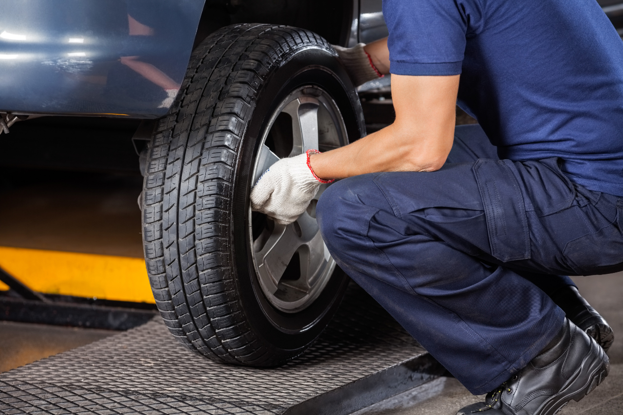 tire and wheels for my car with a mobile mechanic